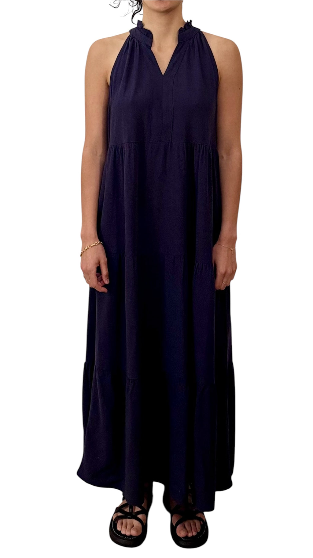 Robe fluide sans manches