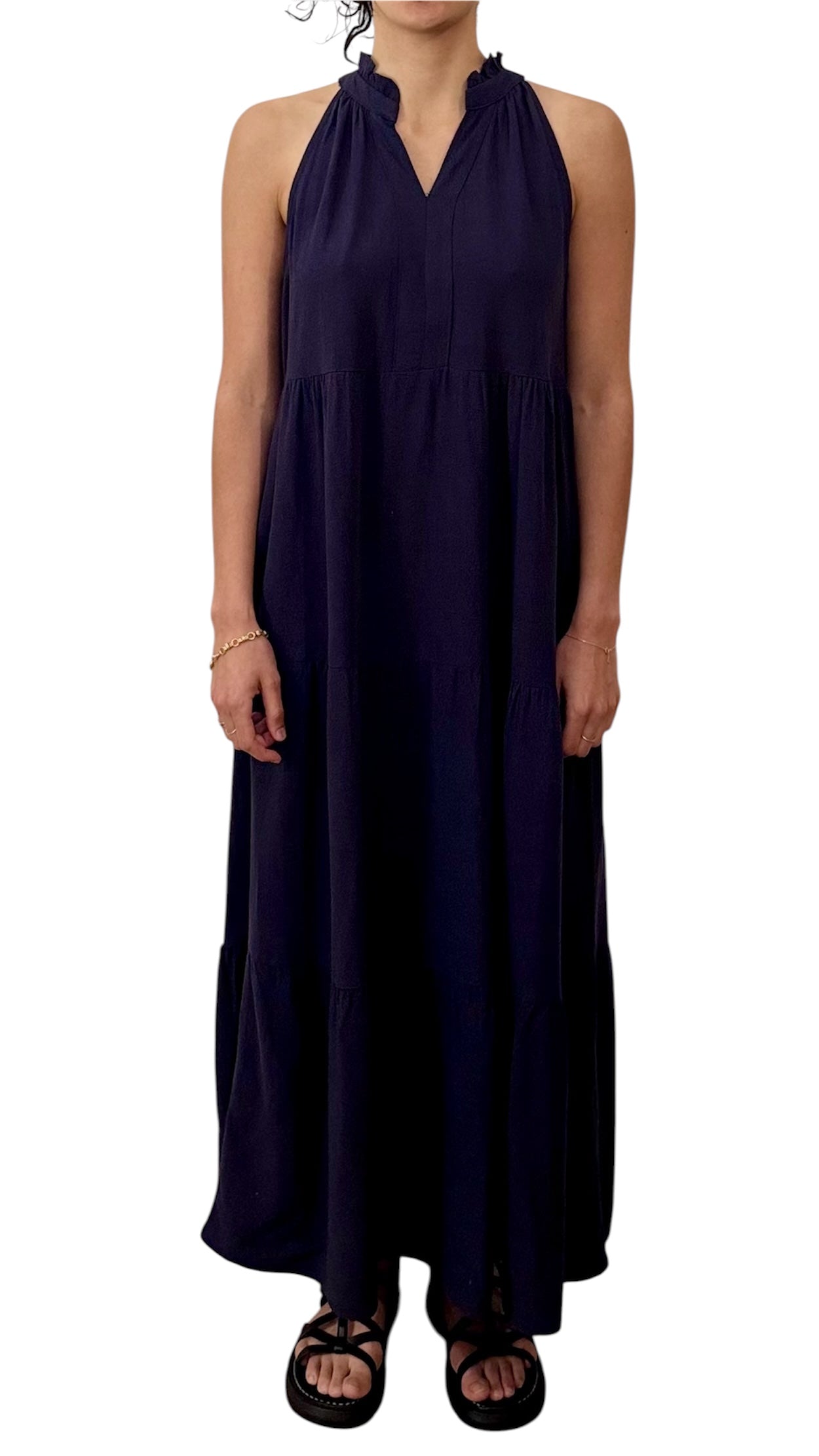 Robe fluide sans manches