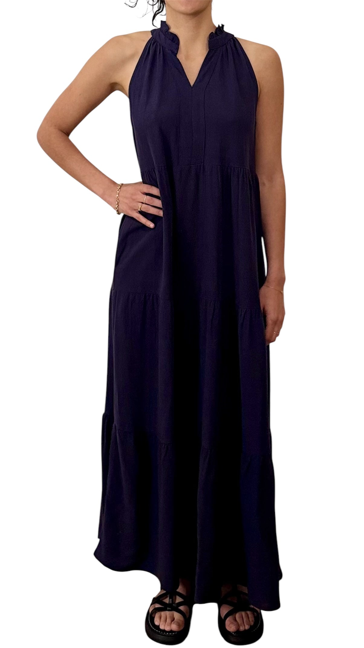 Robe fluide sans manches