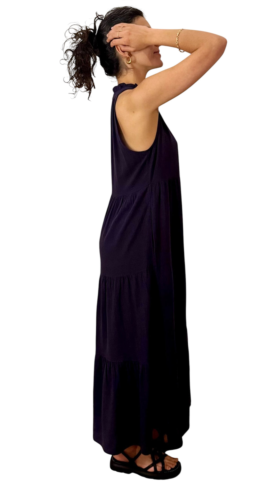 Robe fluide sans manches