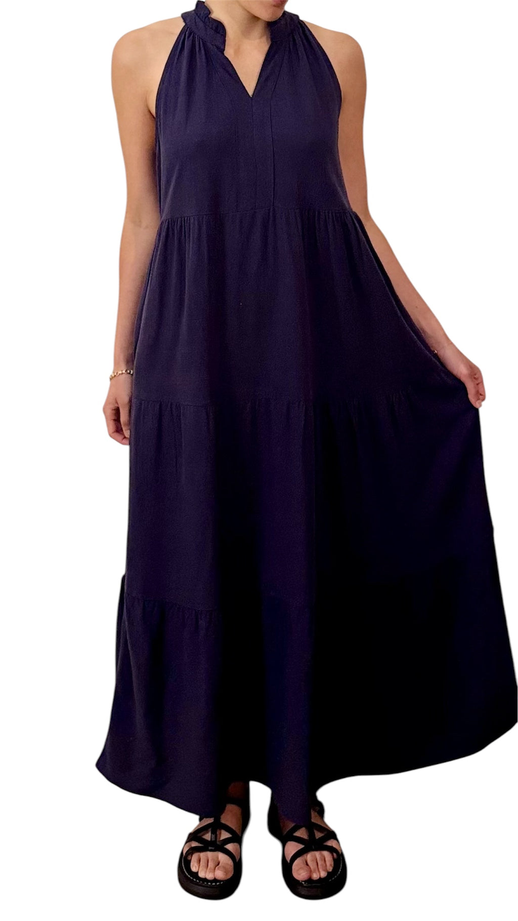 Robe fluide sans manches