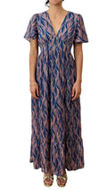 Robe longue imprimée