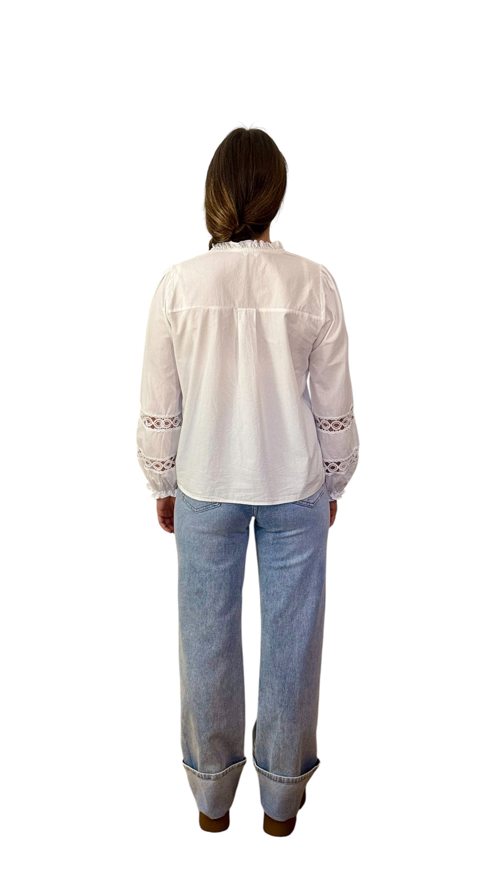 Blouse avec broderies