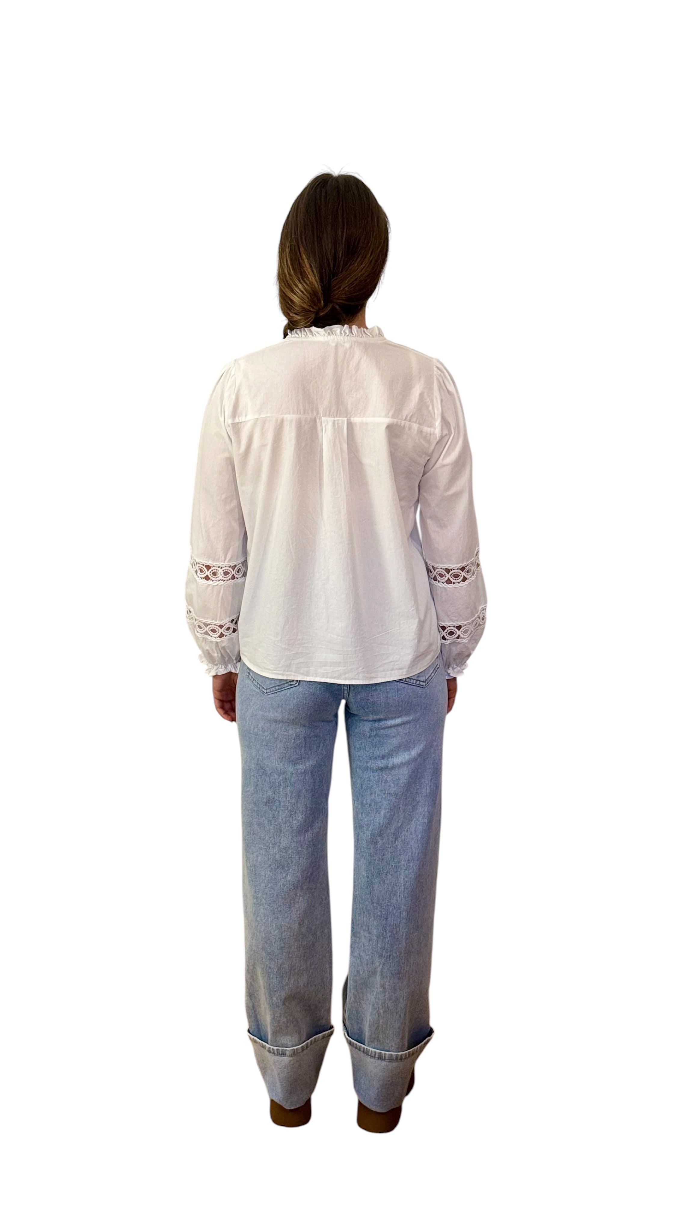 Blouse avec broderies